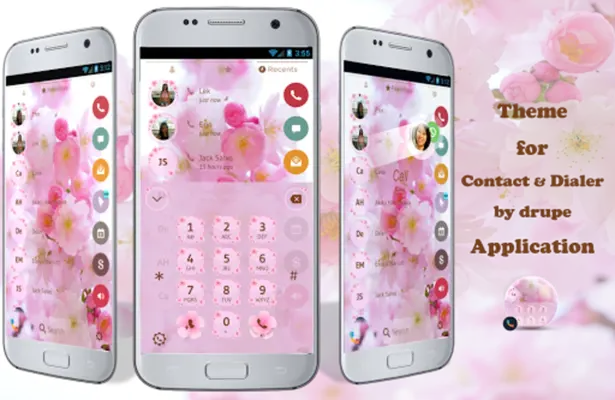 Theme Dialer Love Sakura android App screenshot 5